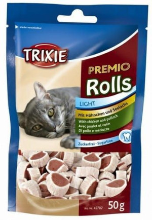 Trixie Premio Fish Chicken Rolls - krążki z kurczakiem i łososiem [42702]