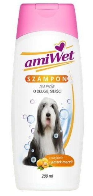Amiwet Szampon dla psów o długiej sierści 200ml