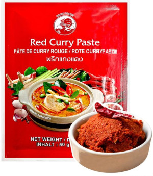 Pasta CURRY Czerwona 50g TAJLANDIA