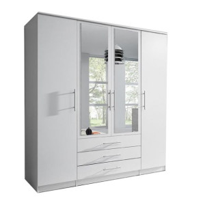 szafa PIANO 4D z szufladami 4-drzwiowa DUŻA 200 cm biała