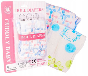 Pieluszka Baby Pampers Dla Lalki Zestaw 2 Szt