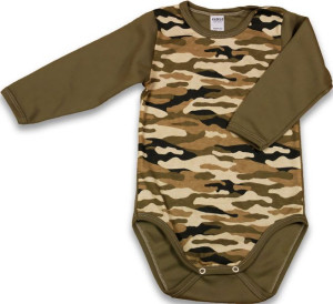 Body RÓŻNE WZORY moro khaki 68 KLEKLE