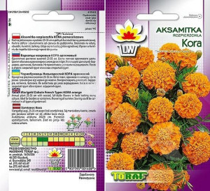 Nasiona Aksamitka Kora Pomarańczowa Toraf