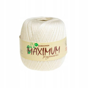 Kordonek MAXIMUM Opus - kolor 003 Kremowy