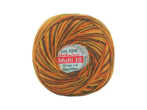 Kordonek MULTI 10 Ariadna WIELOKOLOROWY kolor 206