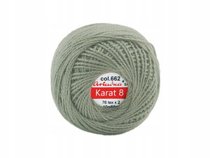 Kordonek Karat 8 Ariadna kolor 662 SZARY