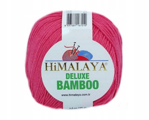 Włóczka HIMALAYA Bamboo Deluxe kolor C KORALOWY 09