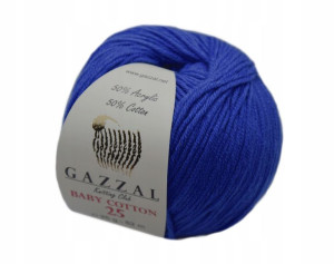 Włóczka GAZZAL BABY COTTON '25' kolor CHABROWY 21