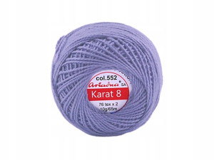 Kordonek Karat 8 Ariadna kolor 552 LAWENDOWY