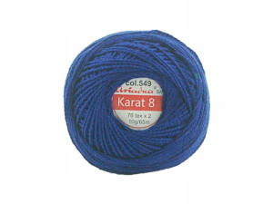 Kordonek Karat 8 Ariadna kolor 549 GRANATOWY