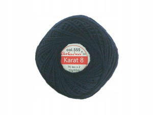 Kordonek Karat 8 Ariadna kolor 555 C. GRANATOWY