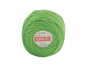 Kordonek Karat 8 Ariadna kolor 570 ZIELONY