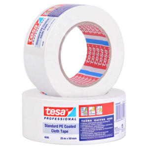 Taśma Naprawcza Gaffer Biała Tesa 25m X 50mm