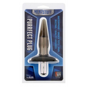 Purrfect Plug Smoke Korek Analny z Wibracją