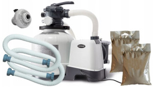 Intex 26648 pompa piaskowa 10500l/h + piasek