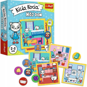Trefl Gra Edukacyjna Kicia Kocia Mój Dom 2-3 Lata