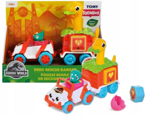 Tomy Pojazd Jeep Z Dino Z Przyczepą Jurassic Park