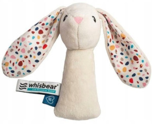 Whisbear Grzechotka Króliczek Felcia Biały 0m+