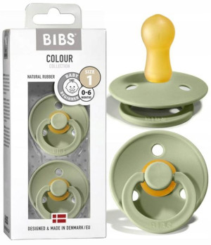 Bibs Smoczek Uspokajający Hevea Sage 0+ S 2szt.