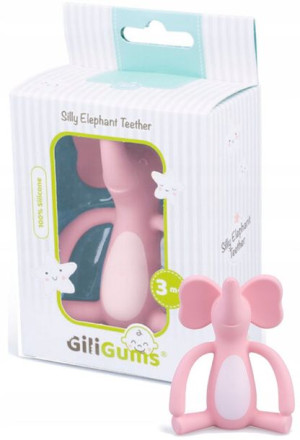 Giligums Gryzak Zwariowany Słonik Różowy +3m