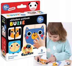 Czuczu Układam Połówki Buzie Pierwsze Puzzle +15m