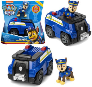 Psi Patrol Chase Pojazd Radiowóz Policja + Figurka