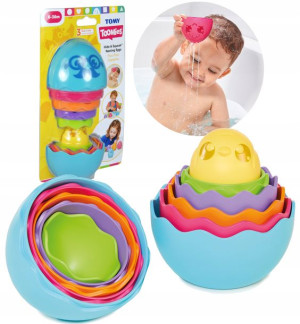 Tomy Toomies Jajka Matrioszka 4 Kolory Sorter +6m