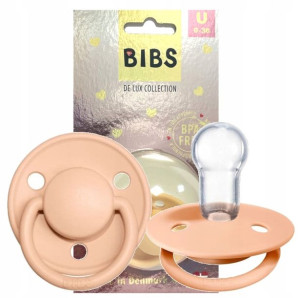 Bibs De Lux Smoczek Uspokjający Peach Sunset 0-36m