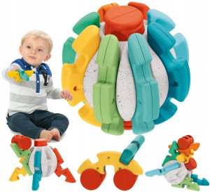 Chicco Eco+ Magiczna Piłka 2w1 Układanka +12m