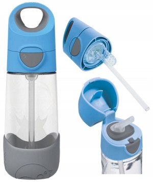 B.box Butelka Tritanowa Ze Słomką Bidon 450ml +9m