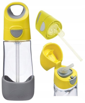 B.box Butelka Tritanowa Ze Słomką Bidon 450ml +9m
