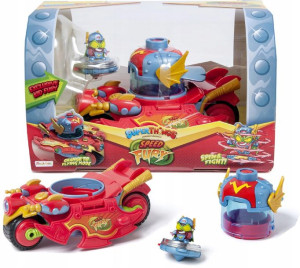 Super Zings Things S6 Speed Fury Pojazd + Kid Fury