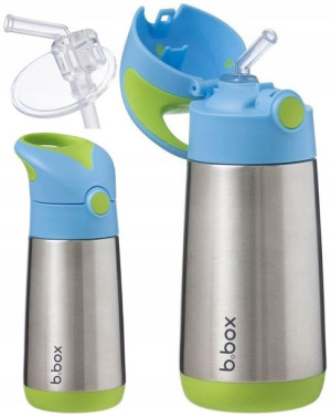 B.box Bidon Termiczny Ze Słomką Termobutelka 350ml