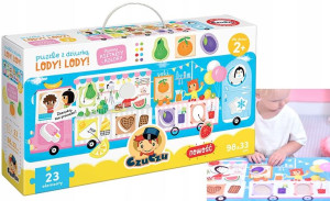 Czuczu Puzzle Z Dziurką Lody! Lody! 23el. +2