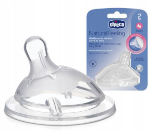 CHICCO SMOCZEK DO BUTELKI NaturalFeeling 2+m 1szt.