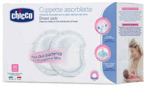 Chicco Wkładki Laktacyjne Antybakteryjne 60szt.