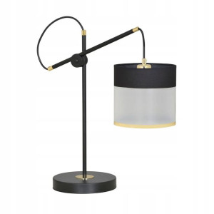 Monolit Czarna Lampa Stołowa Nocna Stojąca Loft Le