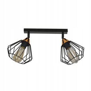 Vestaa Czarna Lampa Sufitowa Spot Szyna Tuba Led