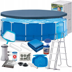 Intex 28242 15w1 basen 457x122cm pompa piaskowa (set)