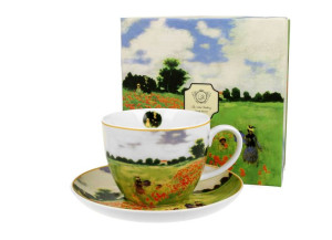 Filiżanka jumbo ze spodkiem POPPY FIELD 470ml Duo