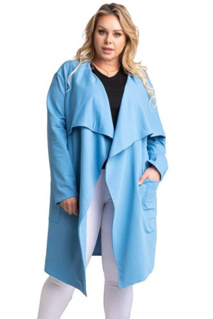 Narzutka GERDA oversize błękit 40
