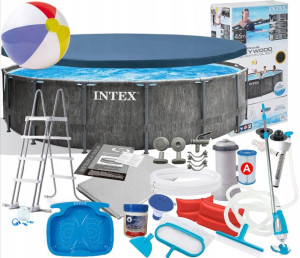 Basen Ogrodowy Stelażowy Intex 26742 18w1 457x122