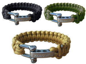 Bransoletka Lina Paracord Texar 3,2m Czarny