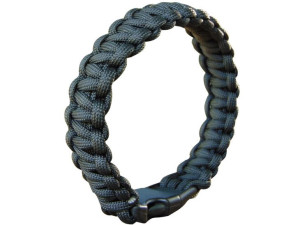 Bransoletka Lina Paracord 19mm Czarna Mfh L