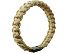 BRANSOLETKA LINA PARACORD  19mm coyote   MFH S