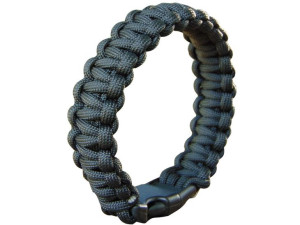 Bransoletka Lina Paracord 23mm Czarna Mfh S