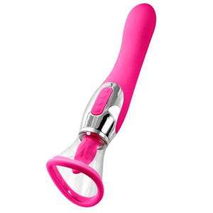 Dwustronny wibrator Języczek i Dildo Sex Masażer