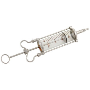 Strzykawka szklana 100ml Czechosłowacka NOWA