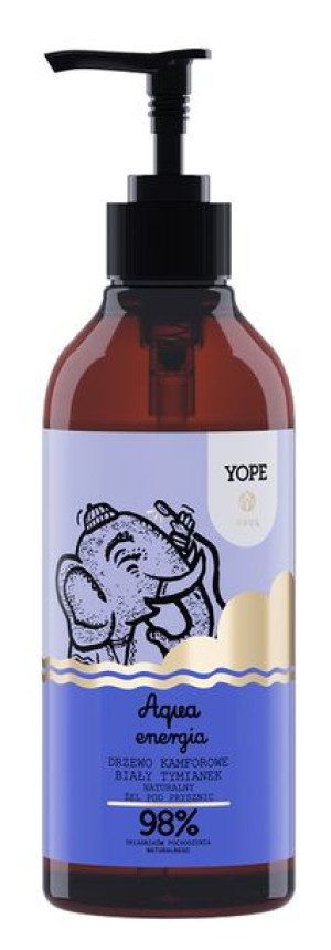 YOPE SOUL AQUA - Naturalny Żel pod prysznic 400ml