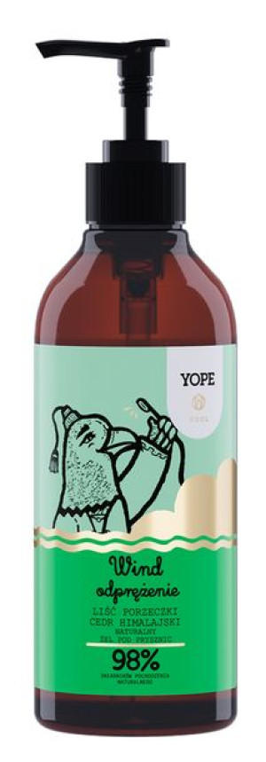 YOPE SOUL WIND - Naturalny Żel pod prysznic 400ml
